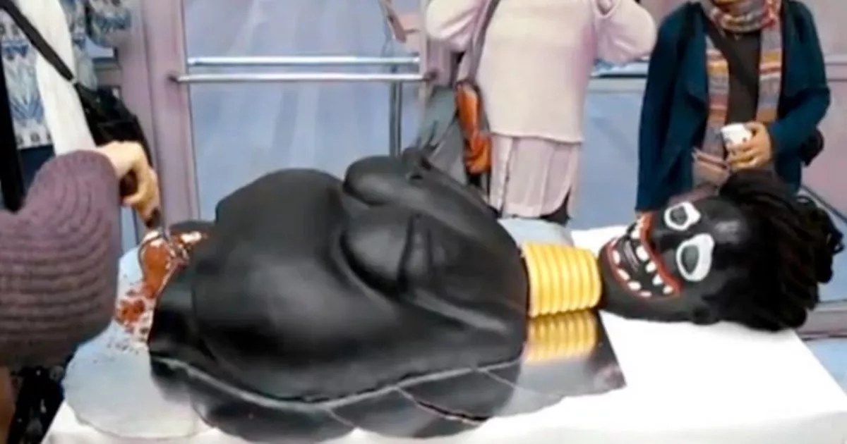 'Racist cake' Artist behind Swedish culture minister cake defends